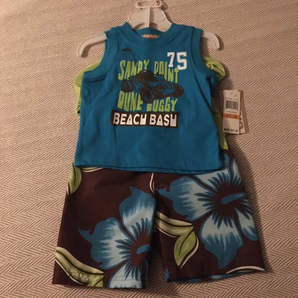 Boys 3 piece swim set